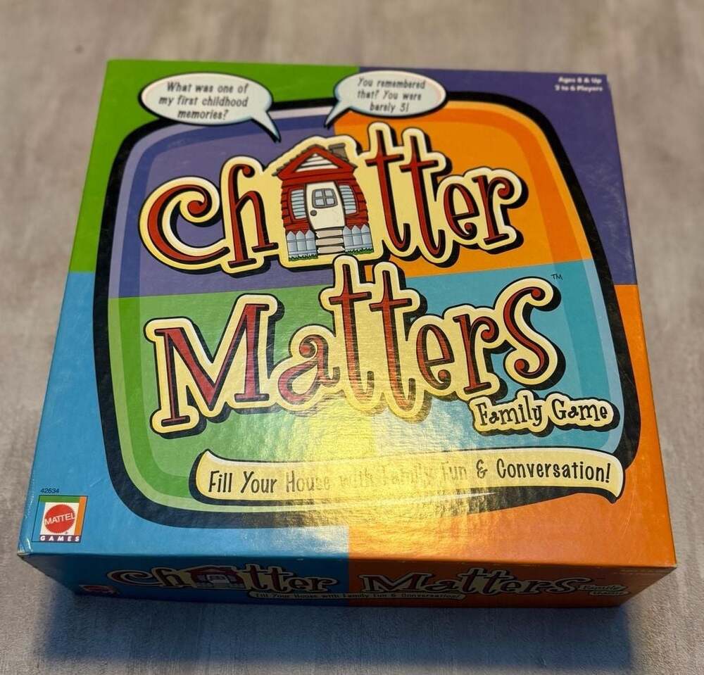 Mattel Chatter Matters Family Board Game (2000)